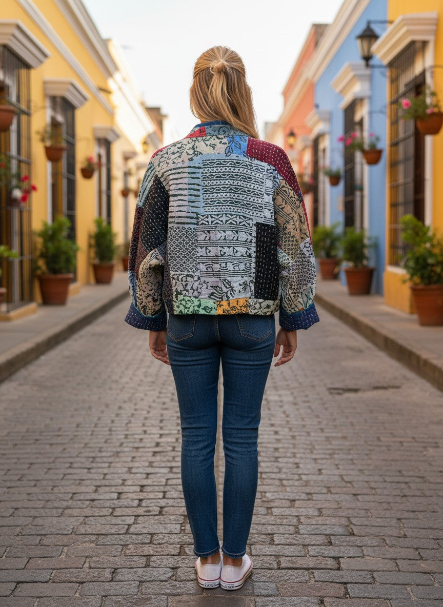 Chaqueta Cuadrados