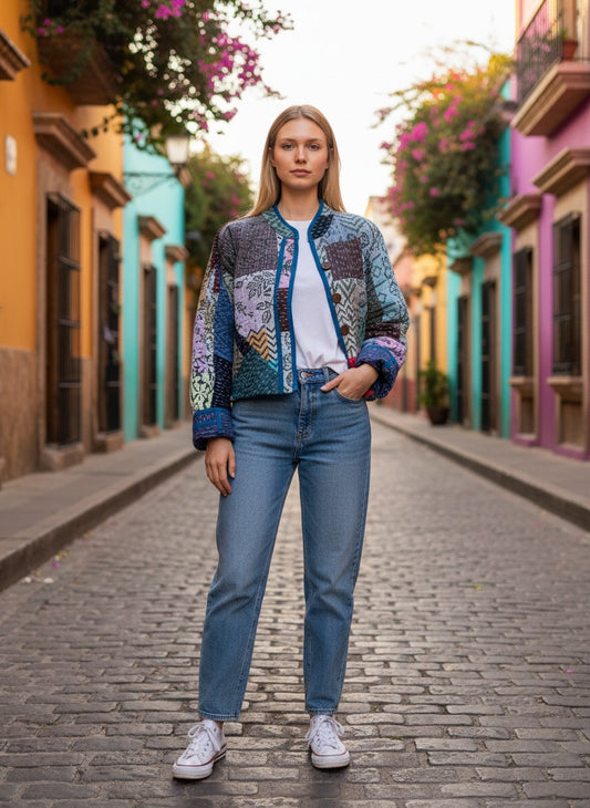 Chaqueta Cuadrados