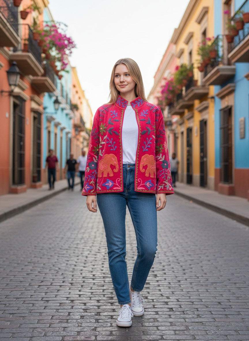 Chaqueta Roja Elefante