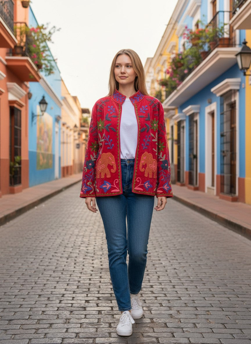 Chaqueta Roja Elefante