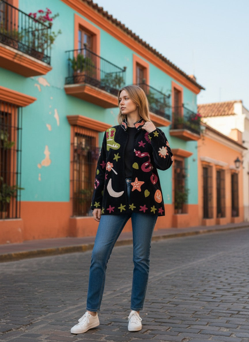 Chaqueta Obscura Serpiente
